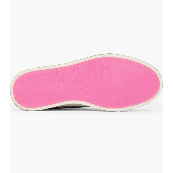 New in Box P448 Jack Hologram Animal Print Low Top Sneakers Shoes size 39 8.5 - Picture 3 of 12